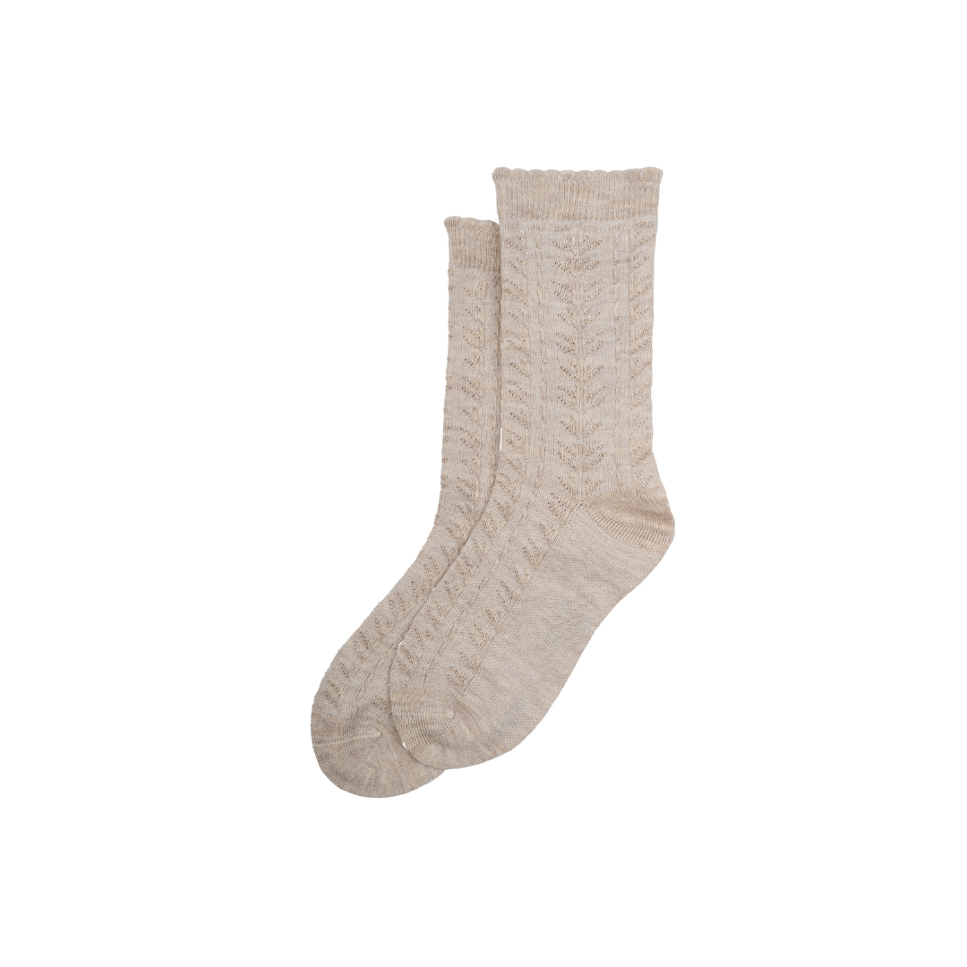 Socken Uni - hellbeige