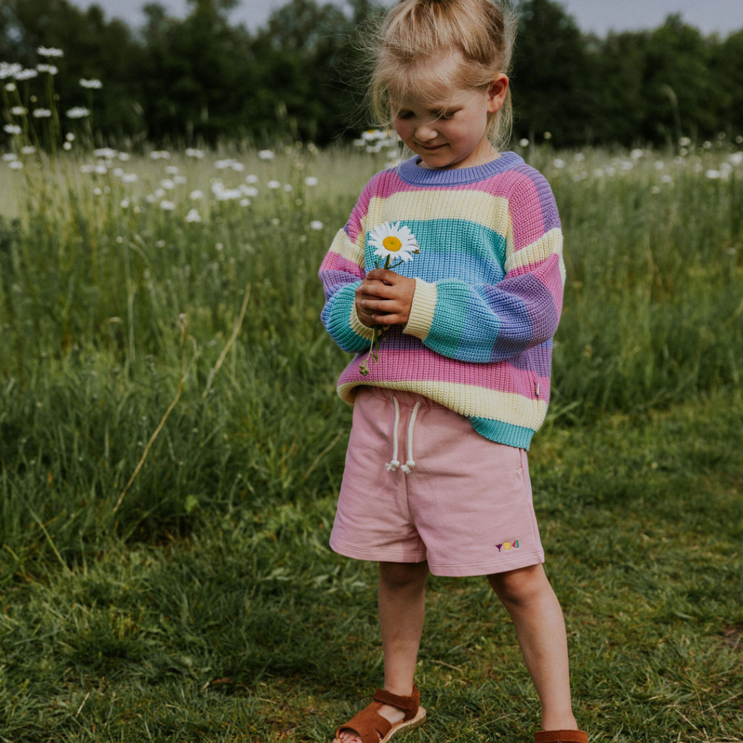 Strickpullover YUKI gestreift -  rainbow