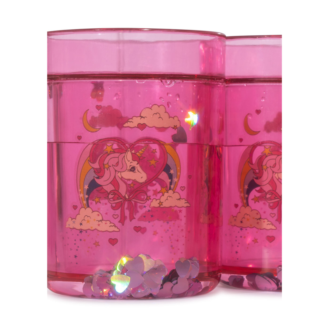 2er Pack Glitzerbecher - Einhorn