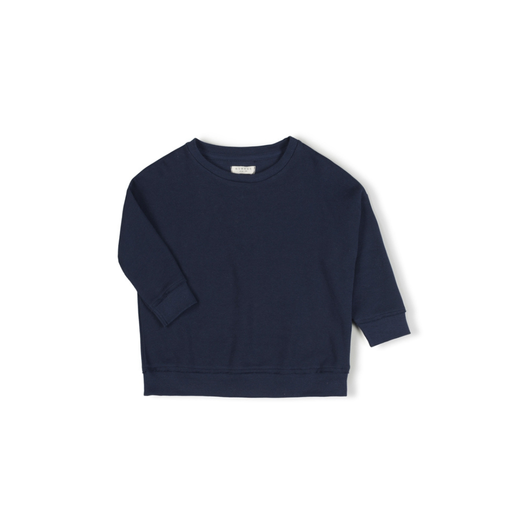 Loose Sweater - navy