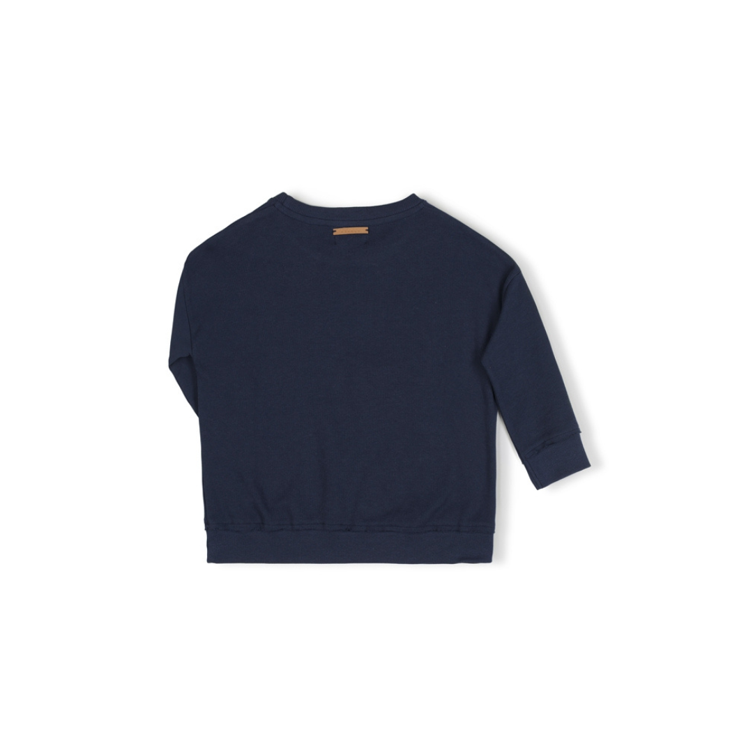 Loose Sweater - navy