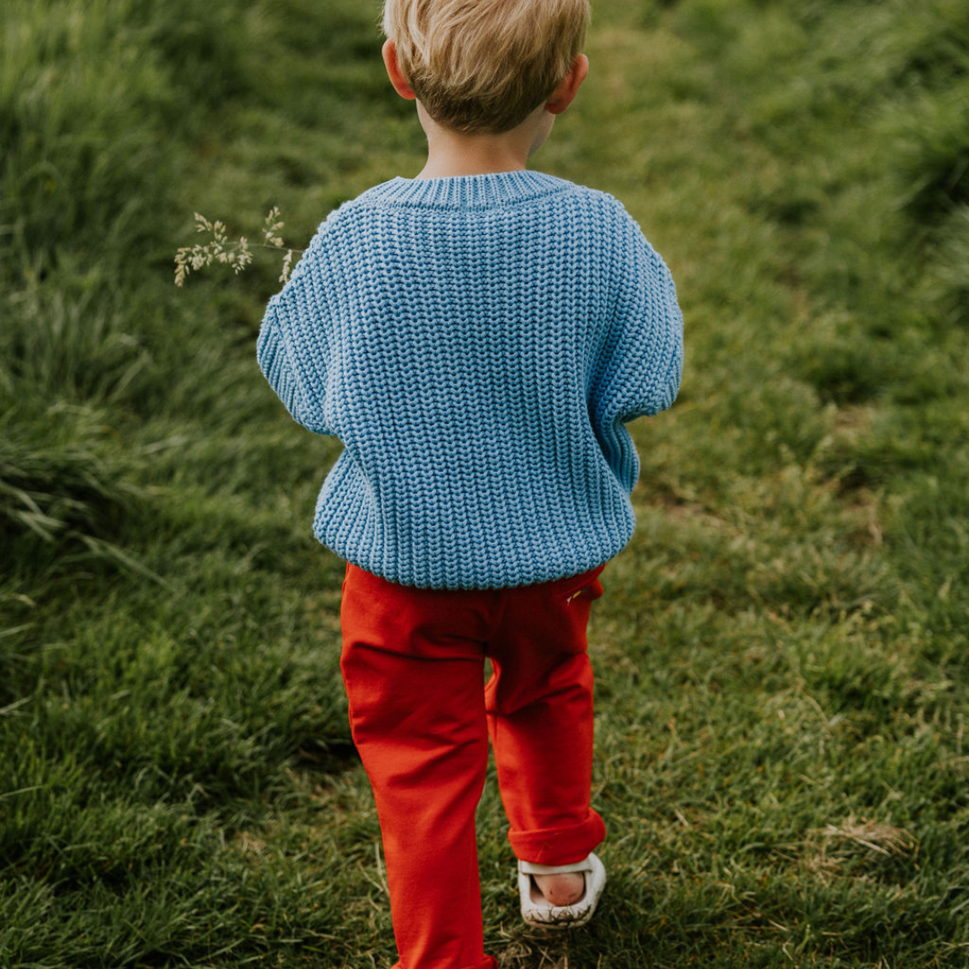 Strickpullover YUKI - sky