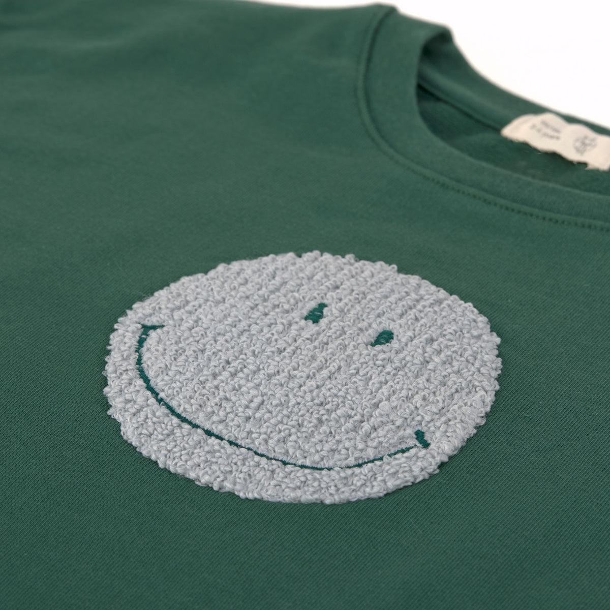 Sweater Smile - dunkelgrün