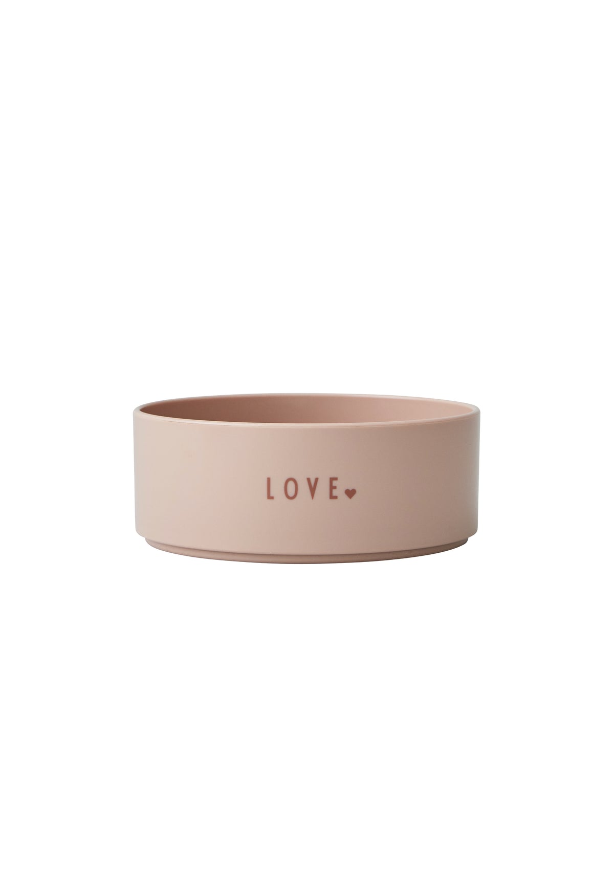 Mini favorit bowl - love/nude